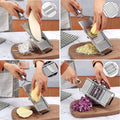 SLICECRAFT – Versatile kitchen slicer with interchangeable stainless steel blades