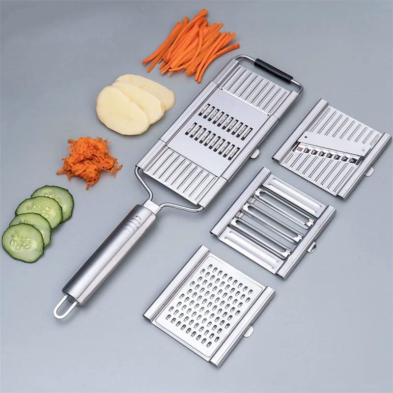 SLICECRAFT – Versatile kitchen slicer with interchangeable stainless steel blades