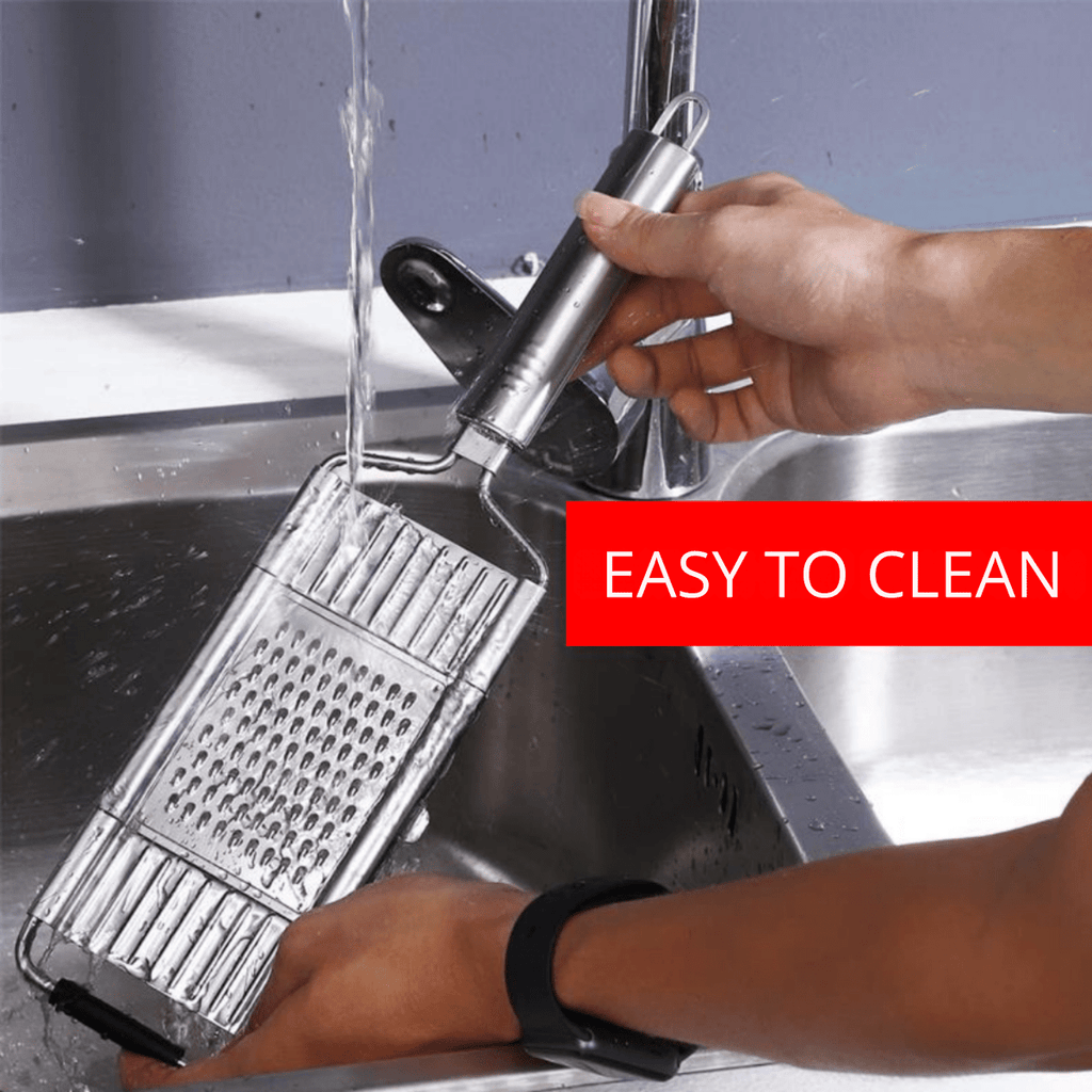 SLICECRAFT – Versatile kitchen slicer with interchangeable stainless steel blades