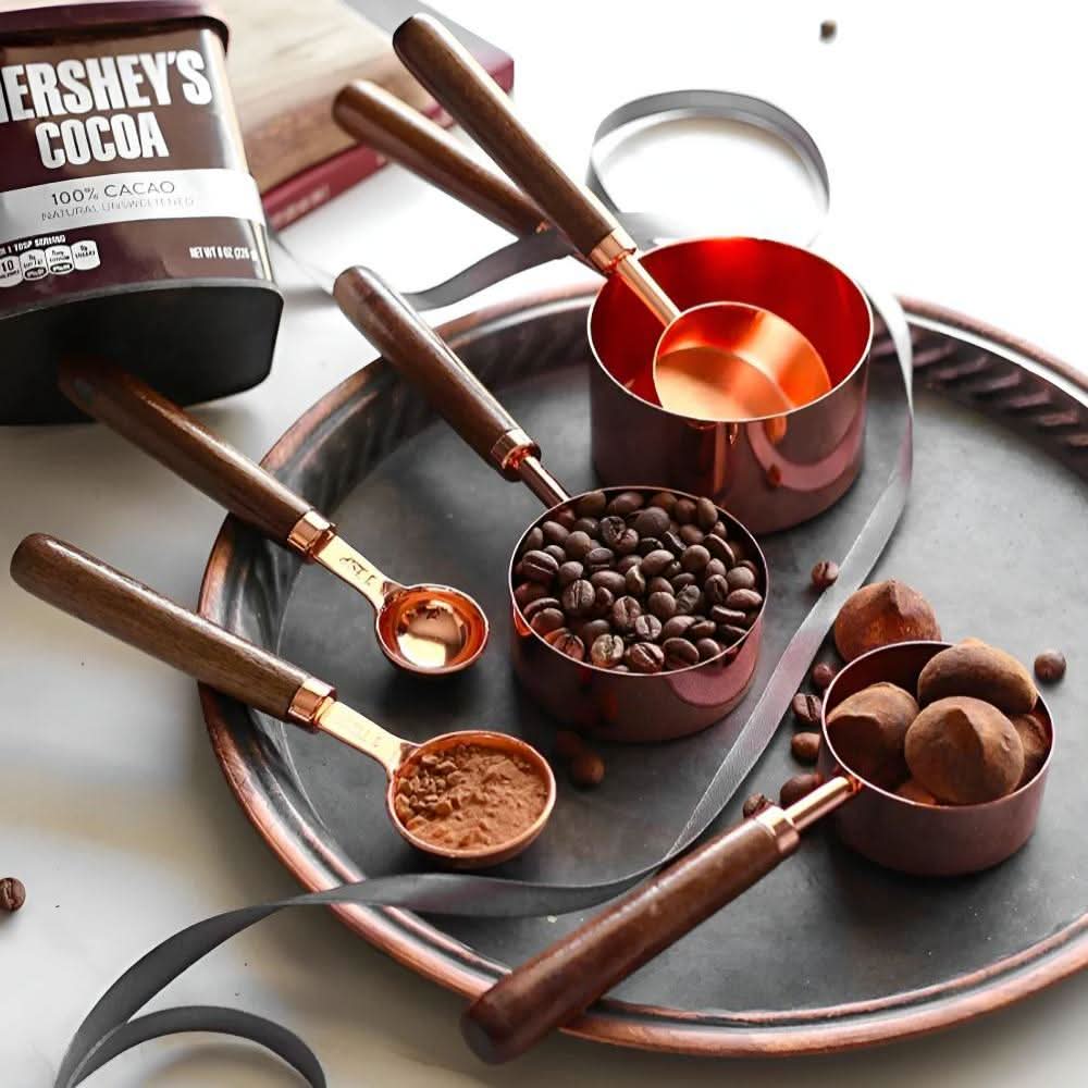 COPRELLE – Premium measuring set made of stainless steel with copper coating