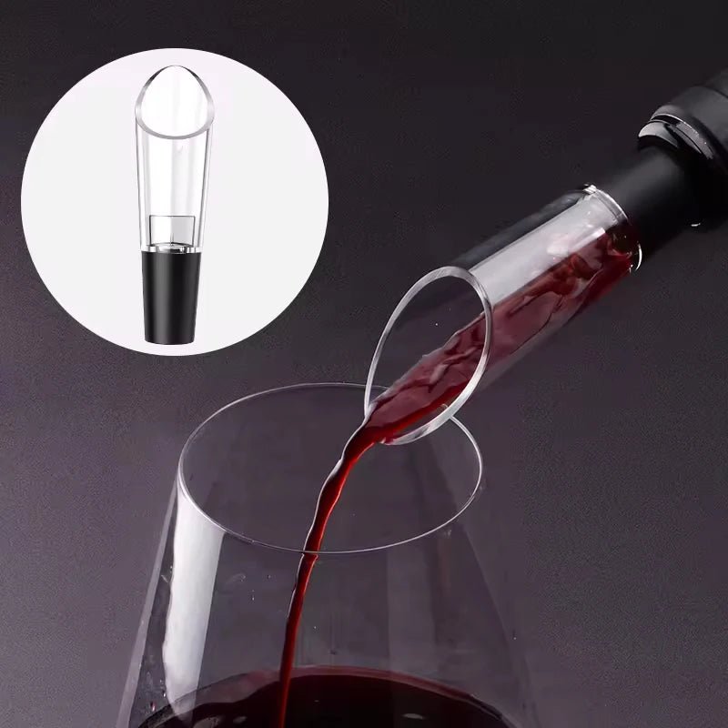 WINEWISE – Automatic Rechargeable Wine Opener Set for Effortless Opening