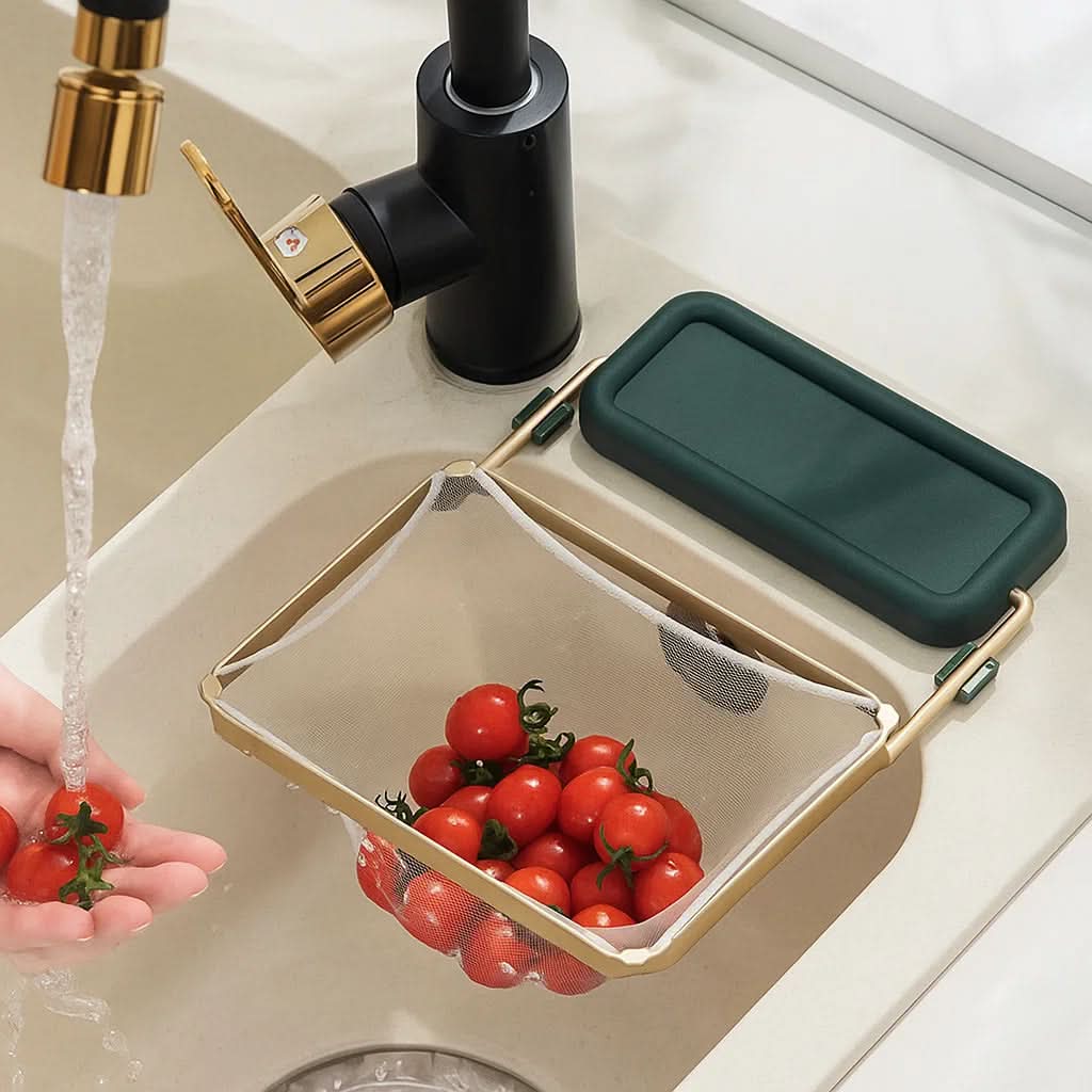 FOLD FILTER – Foldable Sink Strainer for a Tidy Kitchen