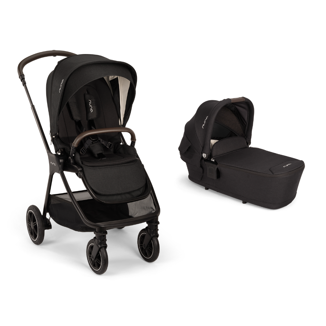 Nuna TRIV Next Stroller + Carrycot - Caviar (2024)