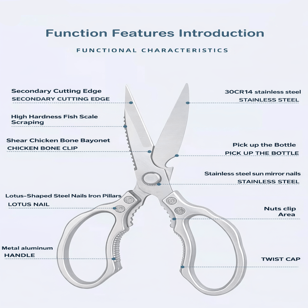 SCHÄRFIX – Precision kitchen scissors for herbs & meat