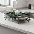 KITCHENFORM – Foldable stainless steel dish rack, space-saving design for modern kitchens