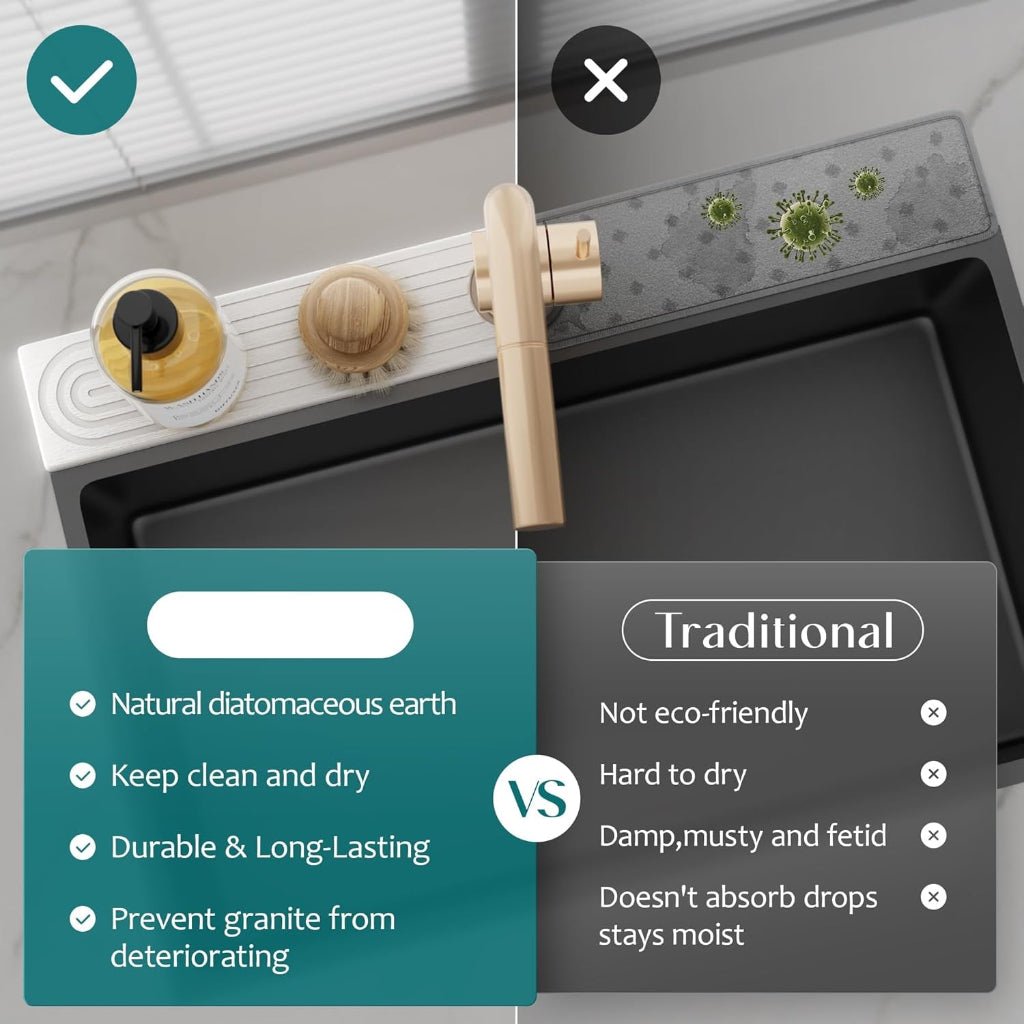 MONODRY – Stone matte with instant drying for organized dishwashing areas
