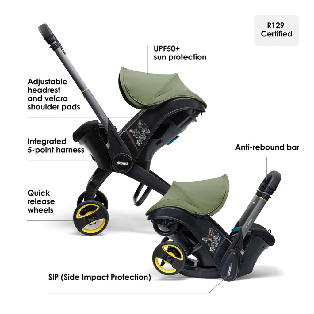 Doona i Car Seat & Stroller - Desert Green