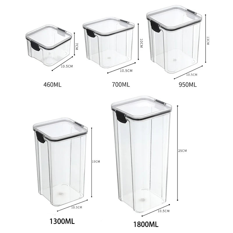 KEEPURA – Environmentally friendly, sealed storage container set for fresh and organized kitchens