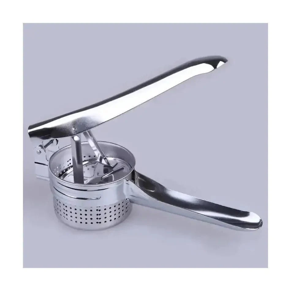 SQUEEZOR – 3-in-1 stainless steel potato press for fruit & vegetables