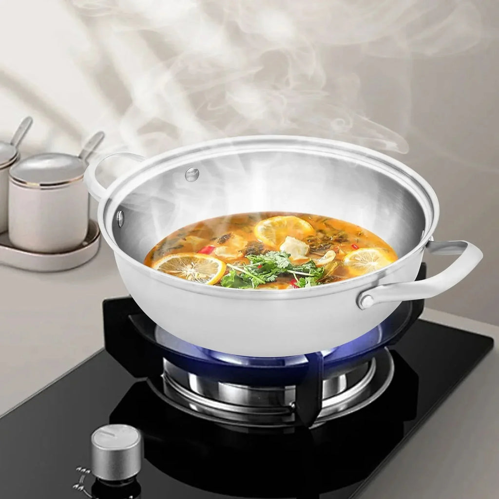 SmartBoil – Universal stainless steel cooking pot with lid for all types of stoves