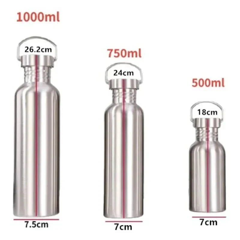 SteelFlow Stainless Steel Water Bottle 1000ml – Durable, Lightweight & Versatile for Sports and Outdoor Activities