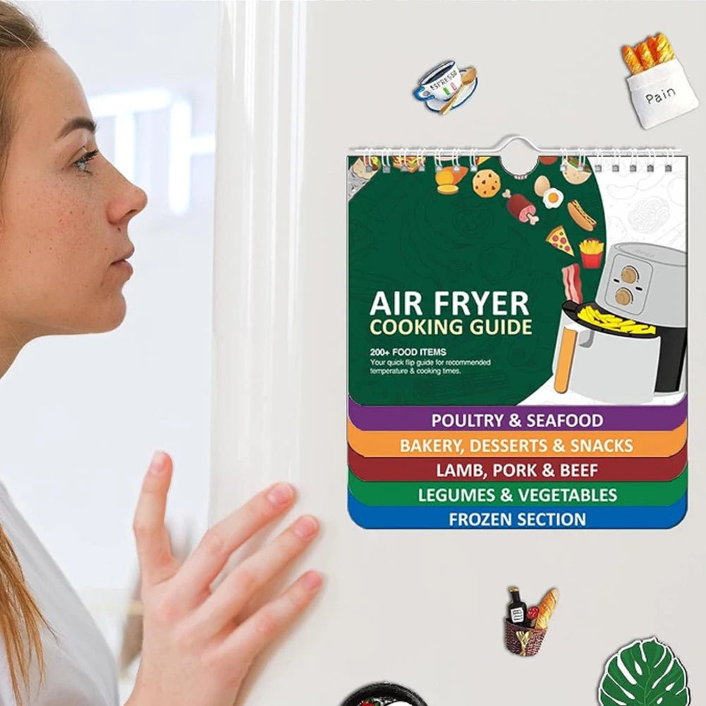 SWIFTFRY – Airfryer Cooking Cheat Sheet for Quick Meal Preparation