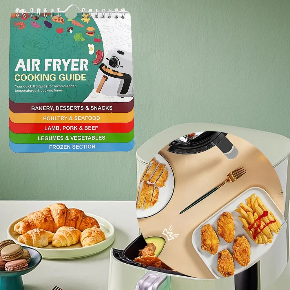 SWIFTFRY – Airfryer Cooking Cheat Sheet for Quick Meal Preparation