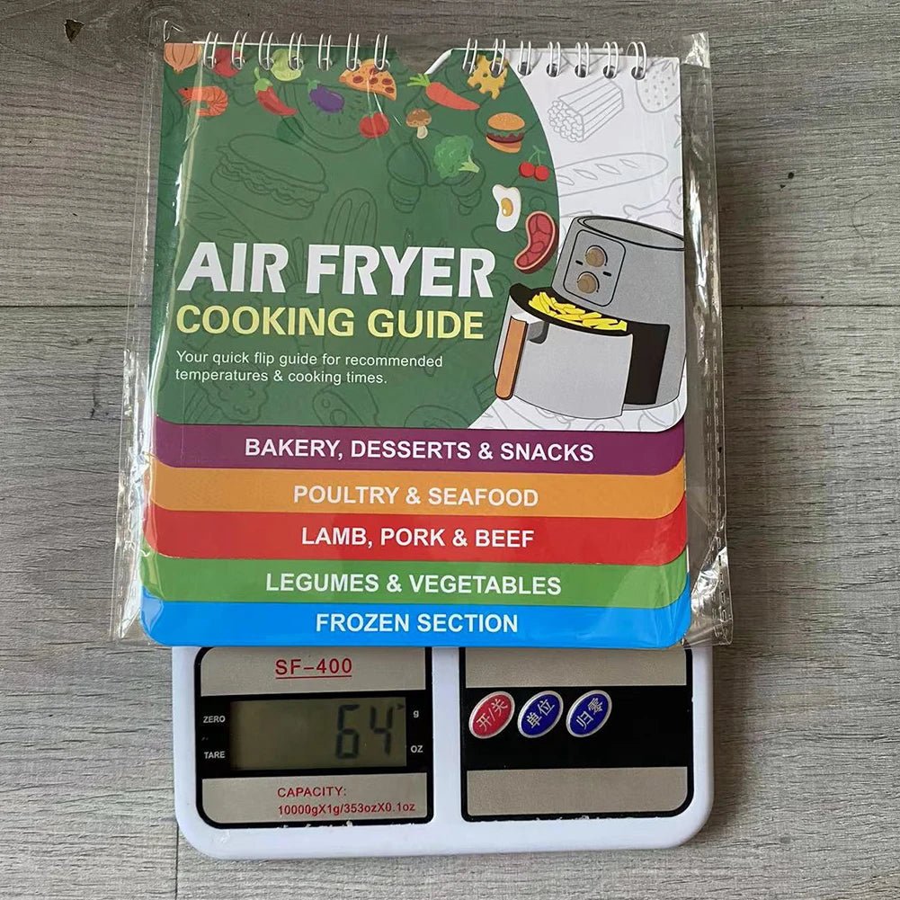 SWIFTFRY – Airfryer Cooking Cheat Sheet for Quick Meal Preparation