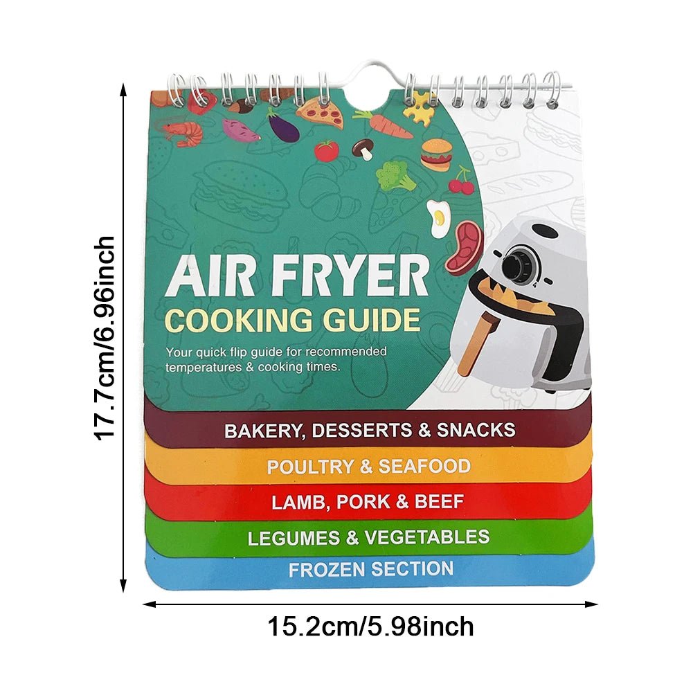 SWIFTFRY – Airfryer Cooking Cheat Sheet for Quick Meal Preparation