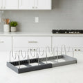 ORGANISET – Adjustable Metal Kitchen Shelf with Non-Slip Feet