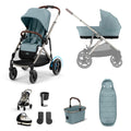Cybex e-Gazelle S Pushchair 2024 Essential Bundle - Stormy Blue/ Sky Blue