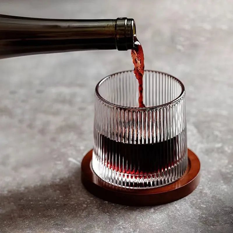 SPINSPIRIT - Rotatable Whiskey Glasses for a Refined Touch