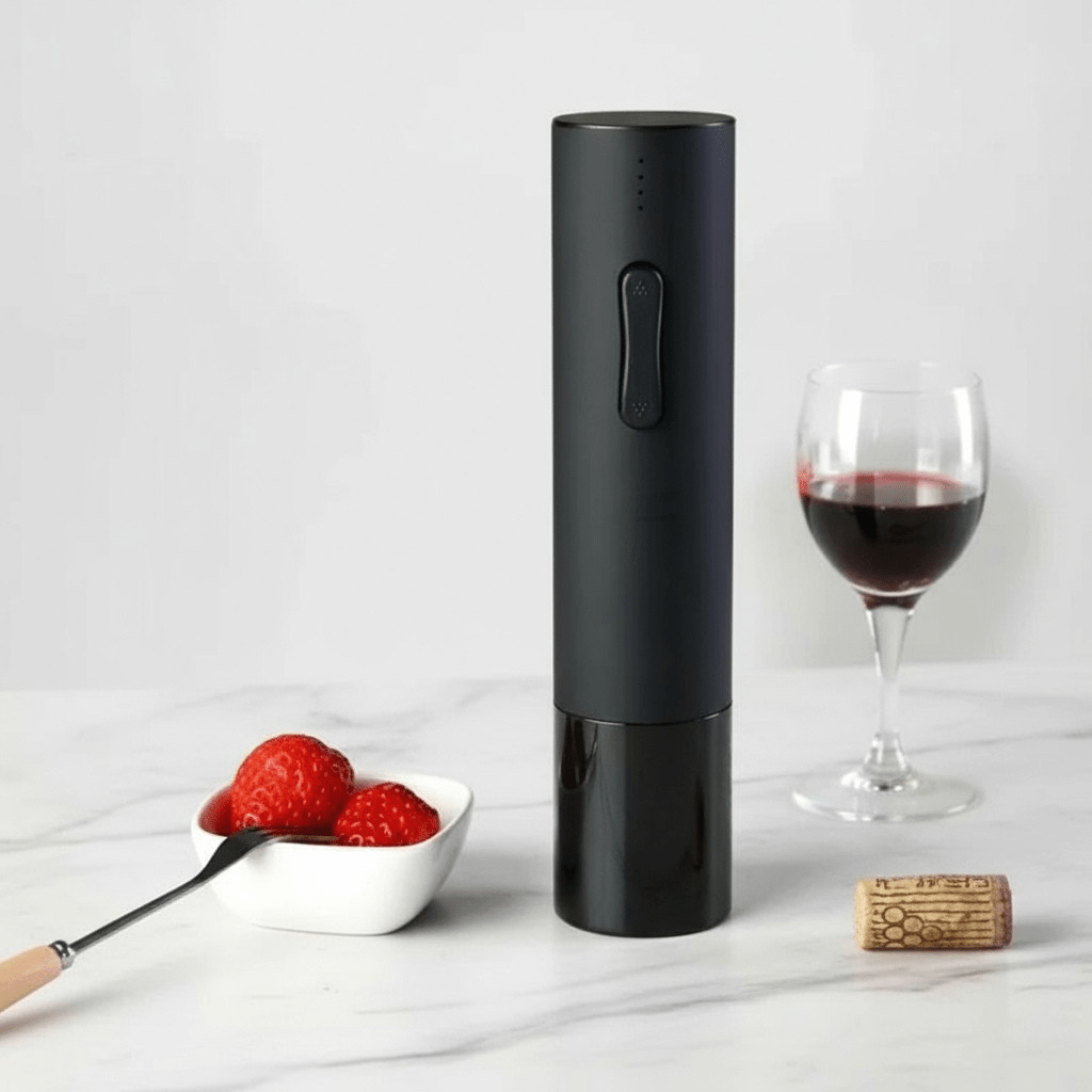 SOMMEX – Fast Electric Wine Opener & Cutter – Easy Button Operation