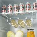 ROLLRACK – Space-saving rolling bottle holder for refrigerator shelves