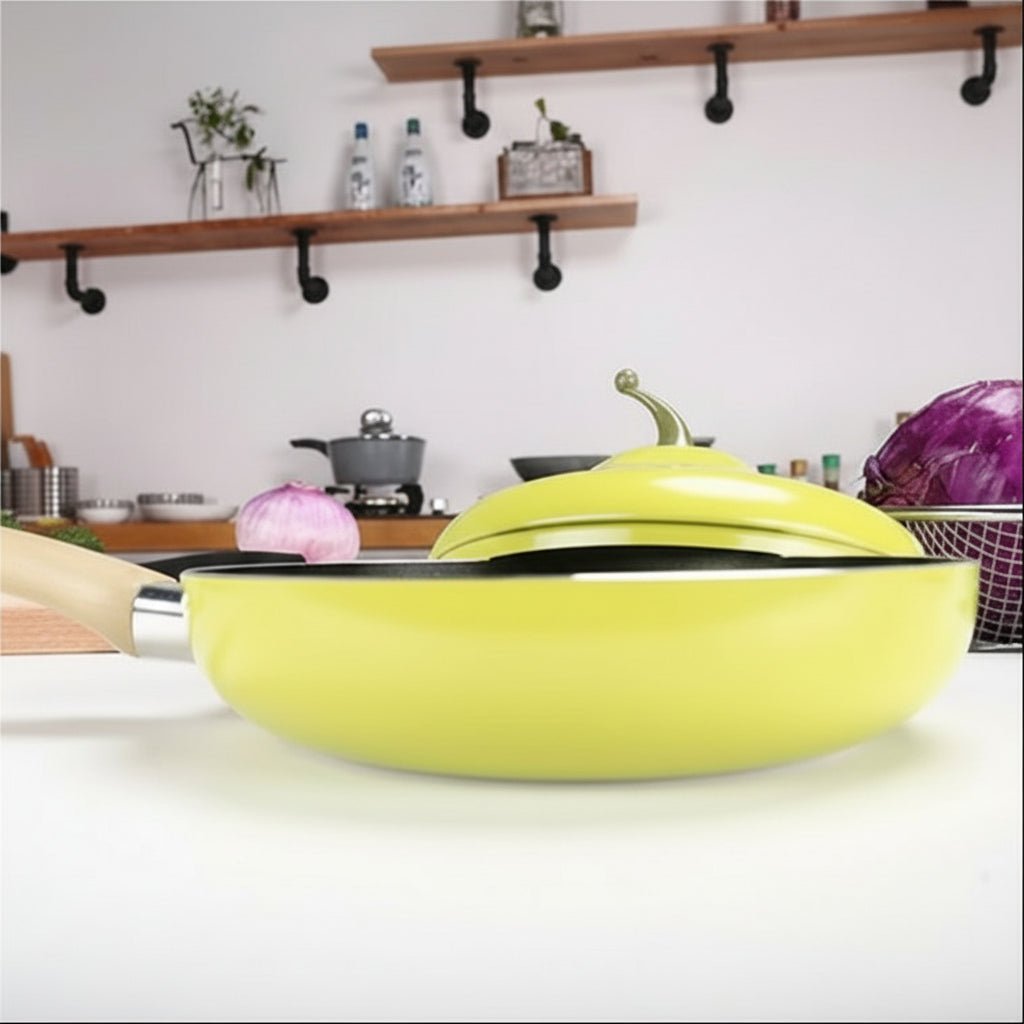 HEALTHPAN – Non-stick aluminum frying pan for healthy and clean cooking