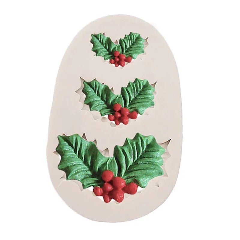 FESTILEAF – Christmas shapes for leaves & bells for cake, cookie & cupcake decoration