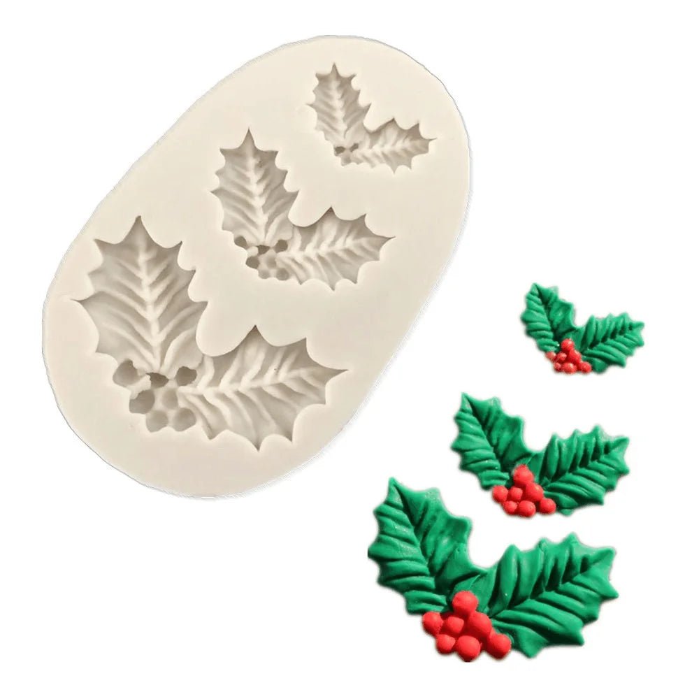 FESTILEAF – Christmas shapes for leaves & bells for cake, cookie & cupcake decoration