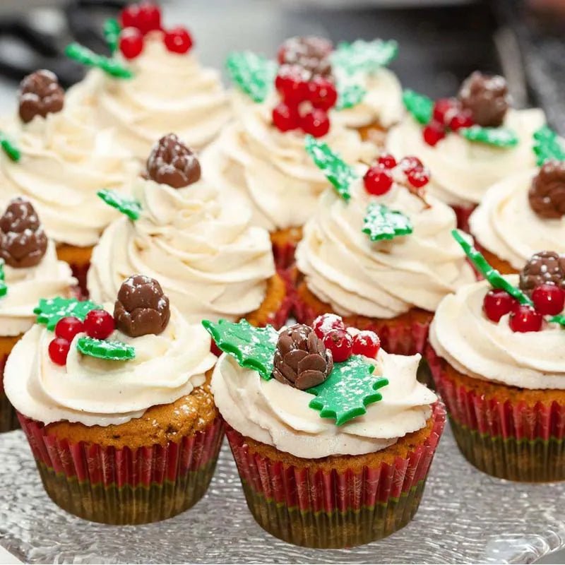 FESTILEAF – Christmas shapes for leaves & bells for cake, cookie & cupcake decoration