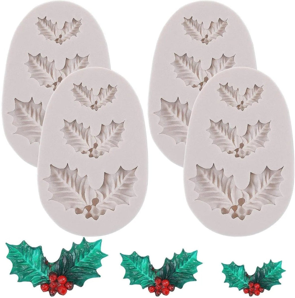 FESTILEAF – Christmas shapes for leaves & bells for cake, cookie & cupcake decoration