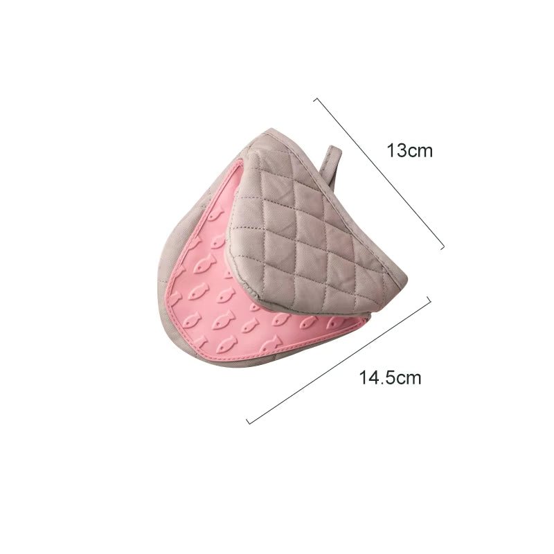 SAFEFINS – Heat-resistant fish-shaped silicone oven glove with non-slip grip