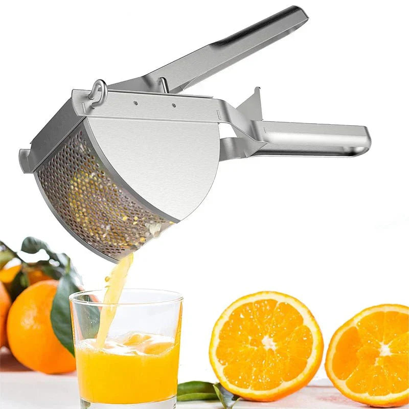 MELLOWPRESS – High-performance stainless steel potato press for baby food & fruit