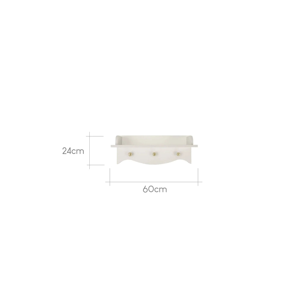 Clara Nursery Shelf - Cashmere & Ash