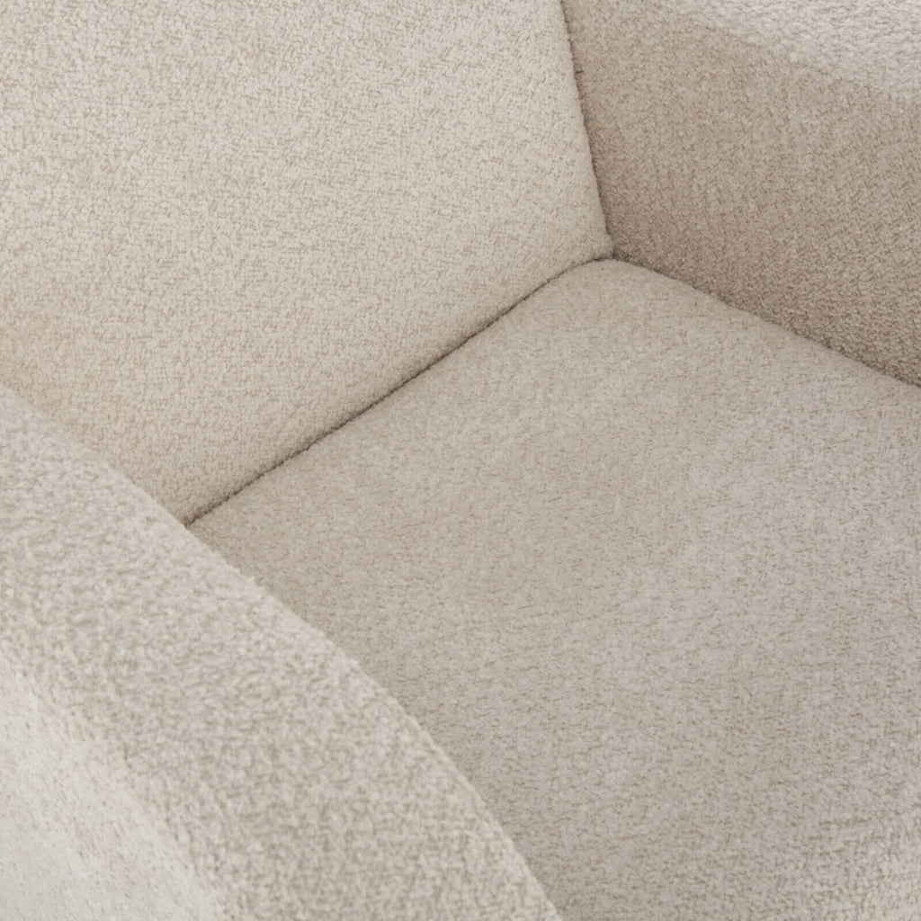 Etta Boucle Nursing Chair | Boucle Mushroom