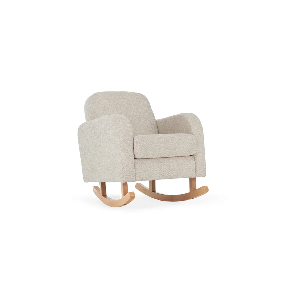 Etta Boucle Nursing Chair | Boucle Mushroom