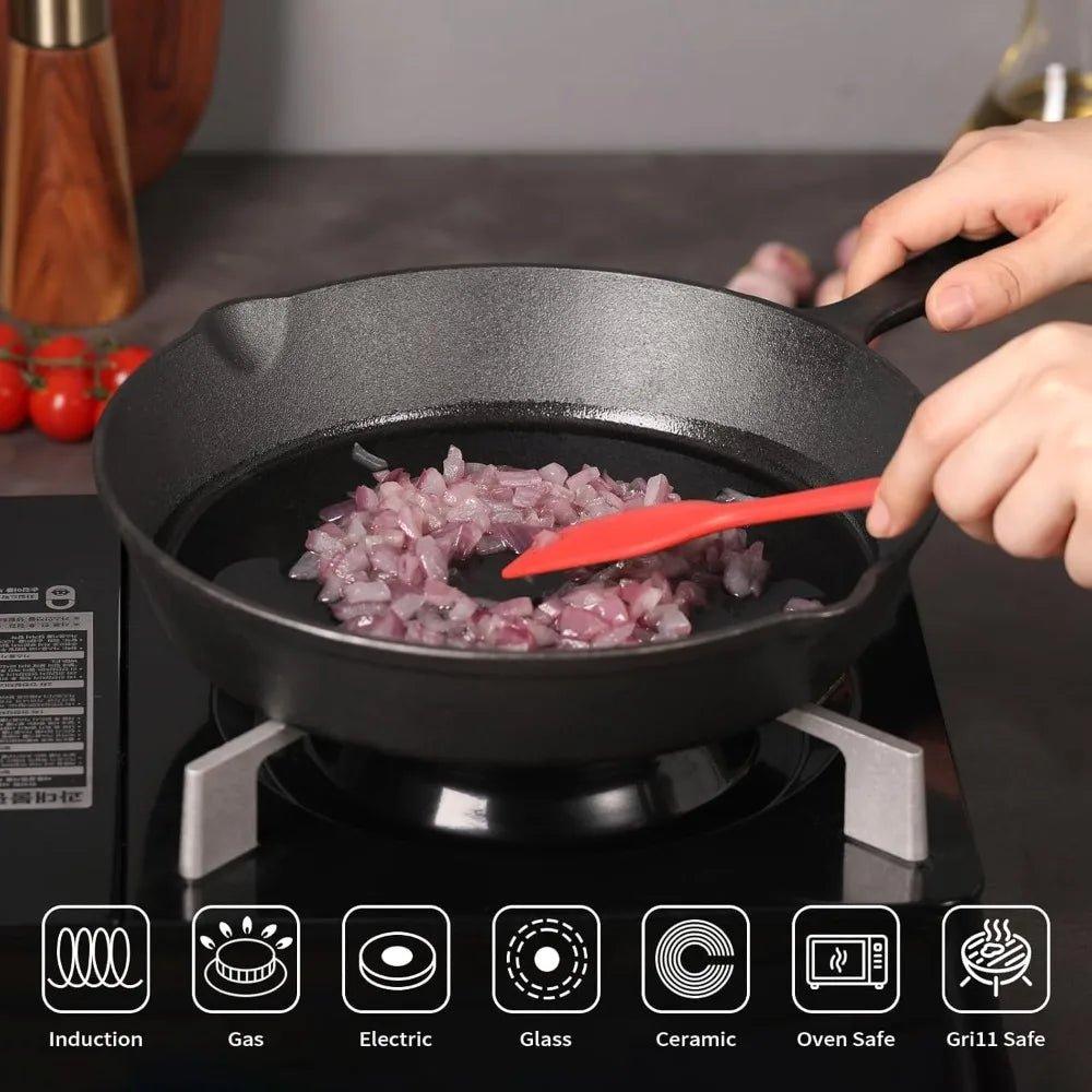 SKILLETFORGE – Premium cast iron skillet for all cooking styles