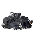 iCandy Peach 7 All Terrain Twin Pushchair & Cocoon Bundle | Storm