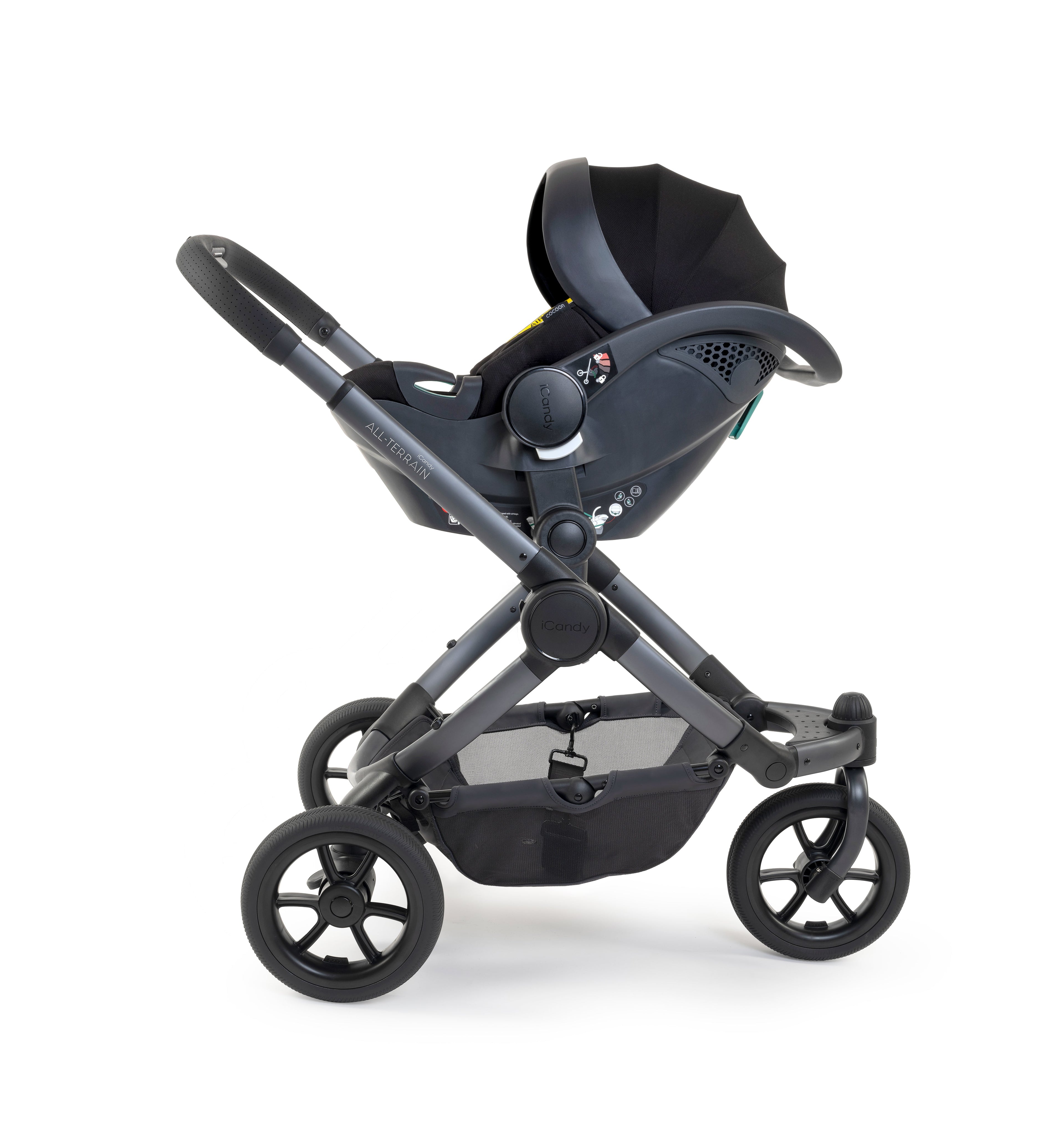 iCandy Peach 7 All Terrain Double Pushchair Bundle | Storm