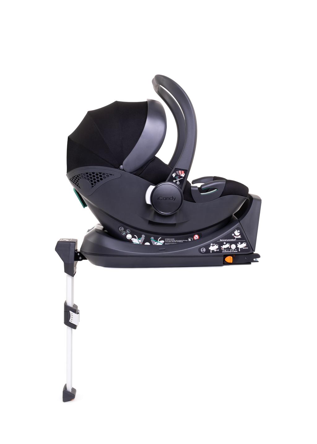 iCandy Orange 4 Pushchair Travel System | Black Edition