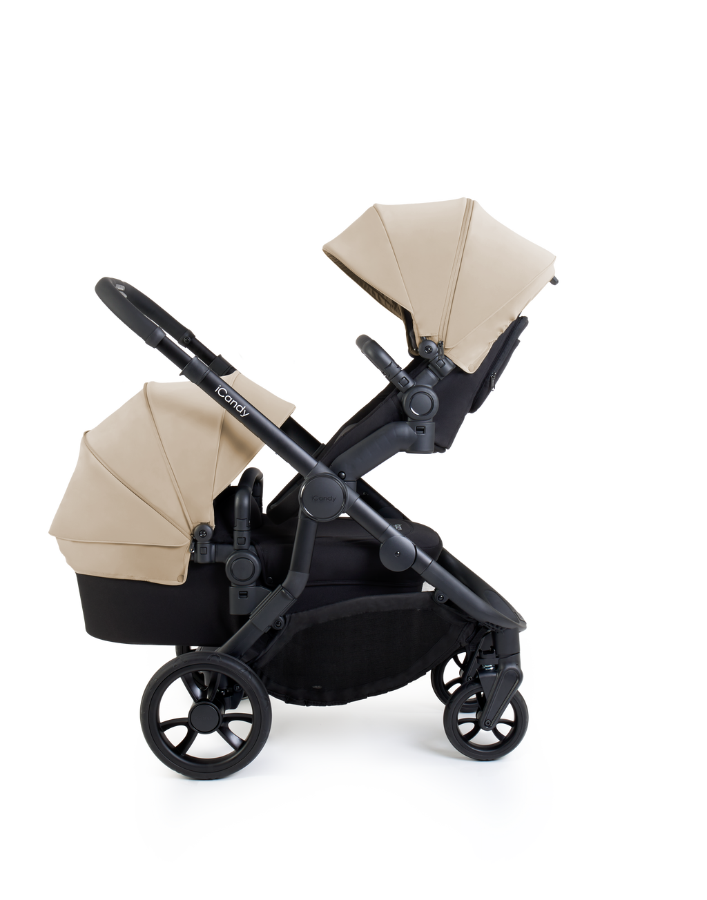 iCandy Orange 4 Pushchair & Maxi Cosi Pebble 360 Pro2 Bundle | Latte on Black