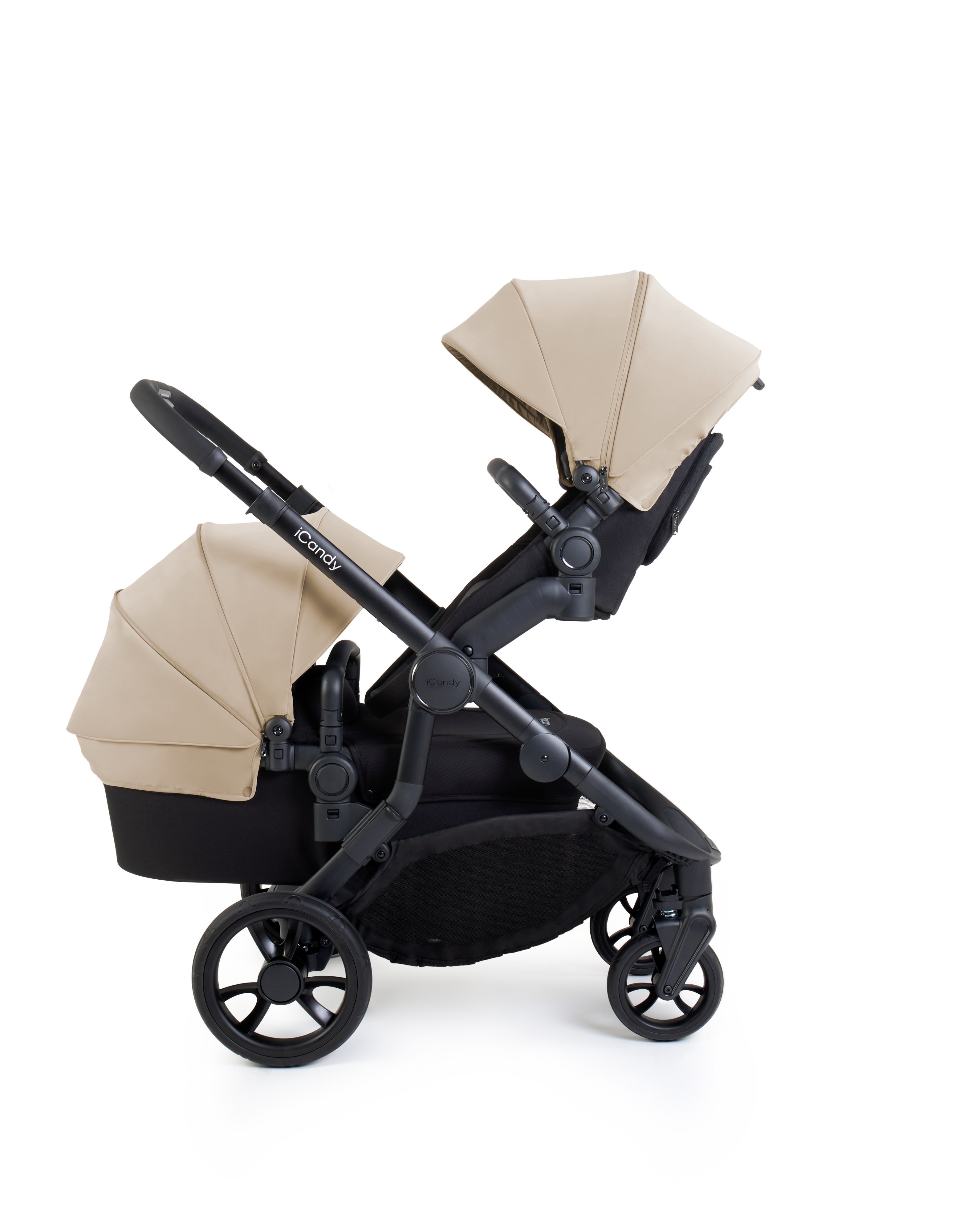 iCandy Orange 4 Pushchair & Maxi Cosi Pebble 360 Pro2 Bundle | Latte on Black