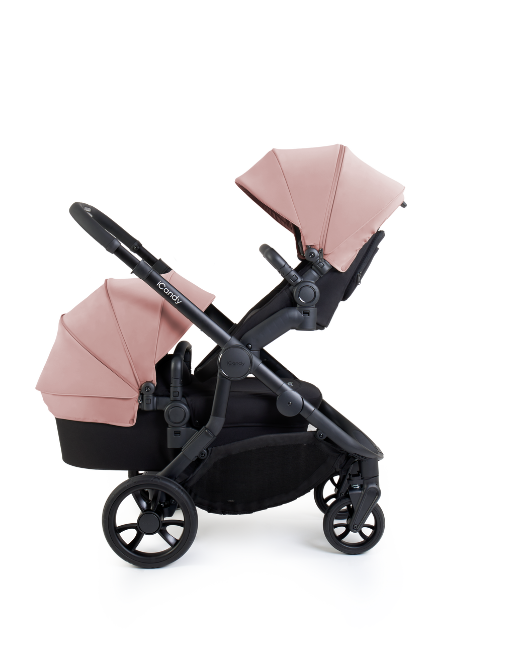 iCandy Orange 4 Pushchair Bundle | Rose on Black