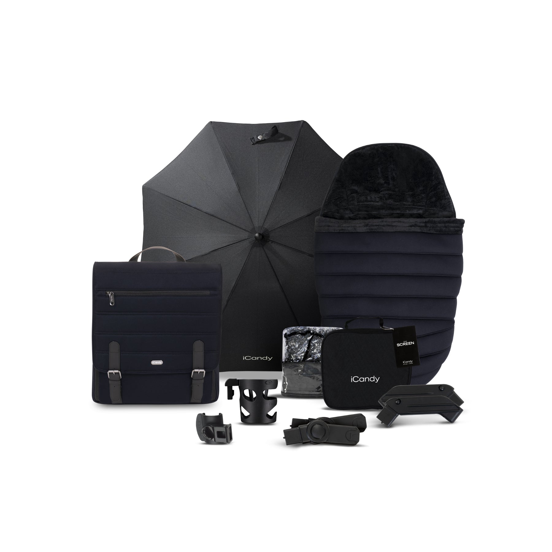iCandy Peach 7 Complete Car Seat Bundle - Black Edition / Black Cocoon