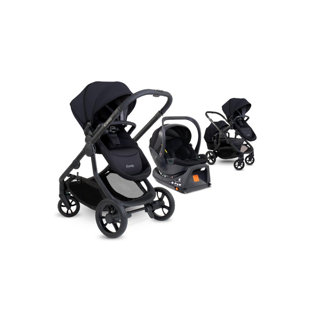 iCandy Orange 4 Pushchair Travel System | Black Edition