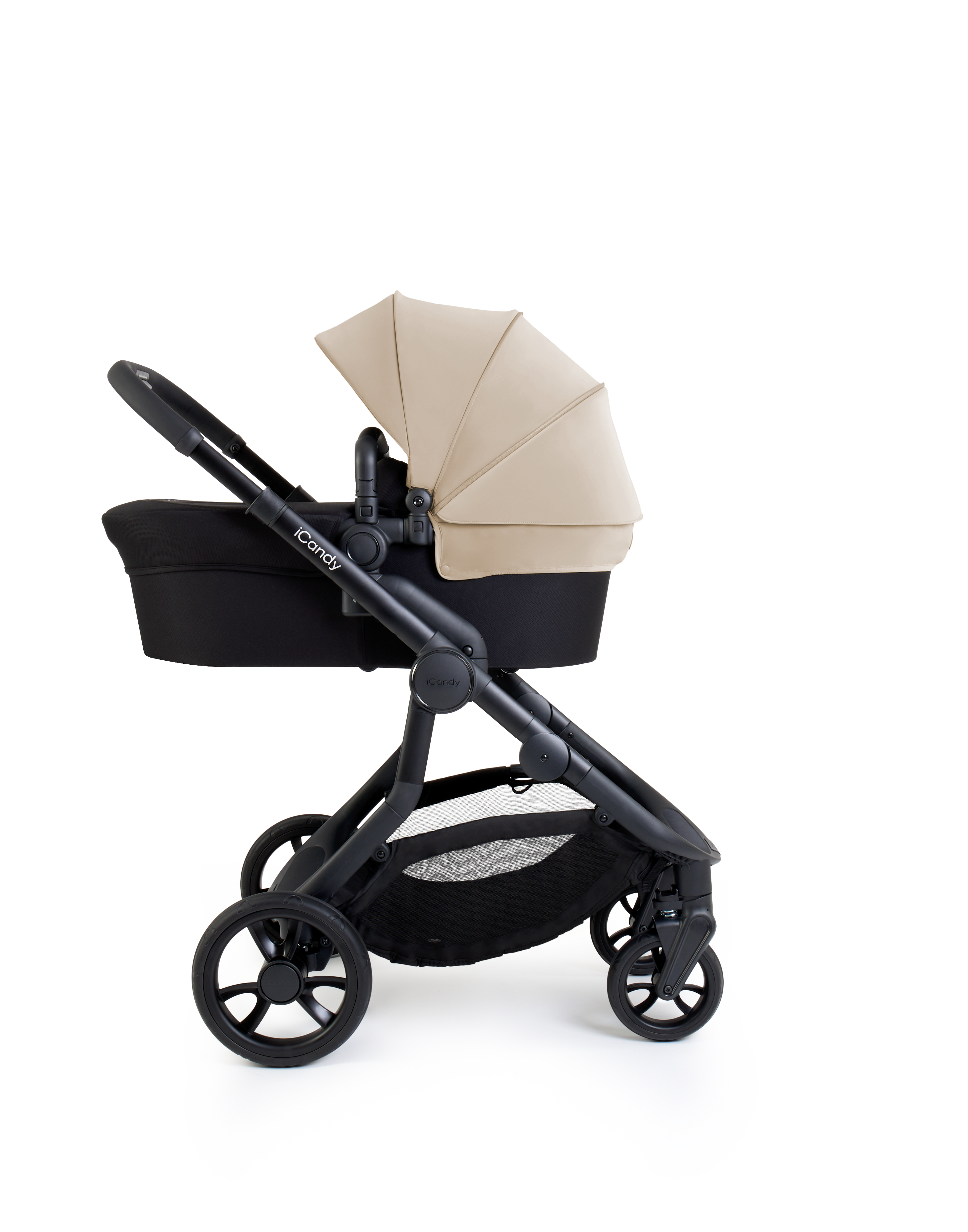 iCandy Orange 4 Pushchair Bundle | Latte on Black