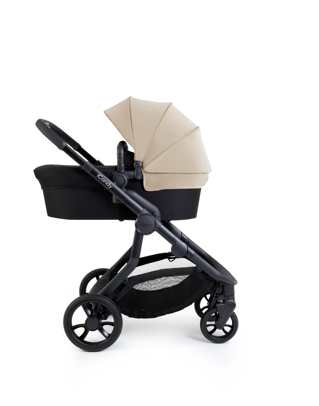 iCandy Orange 4 Pushchair Travel System | Latte on Black