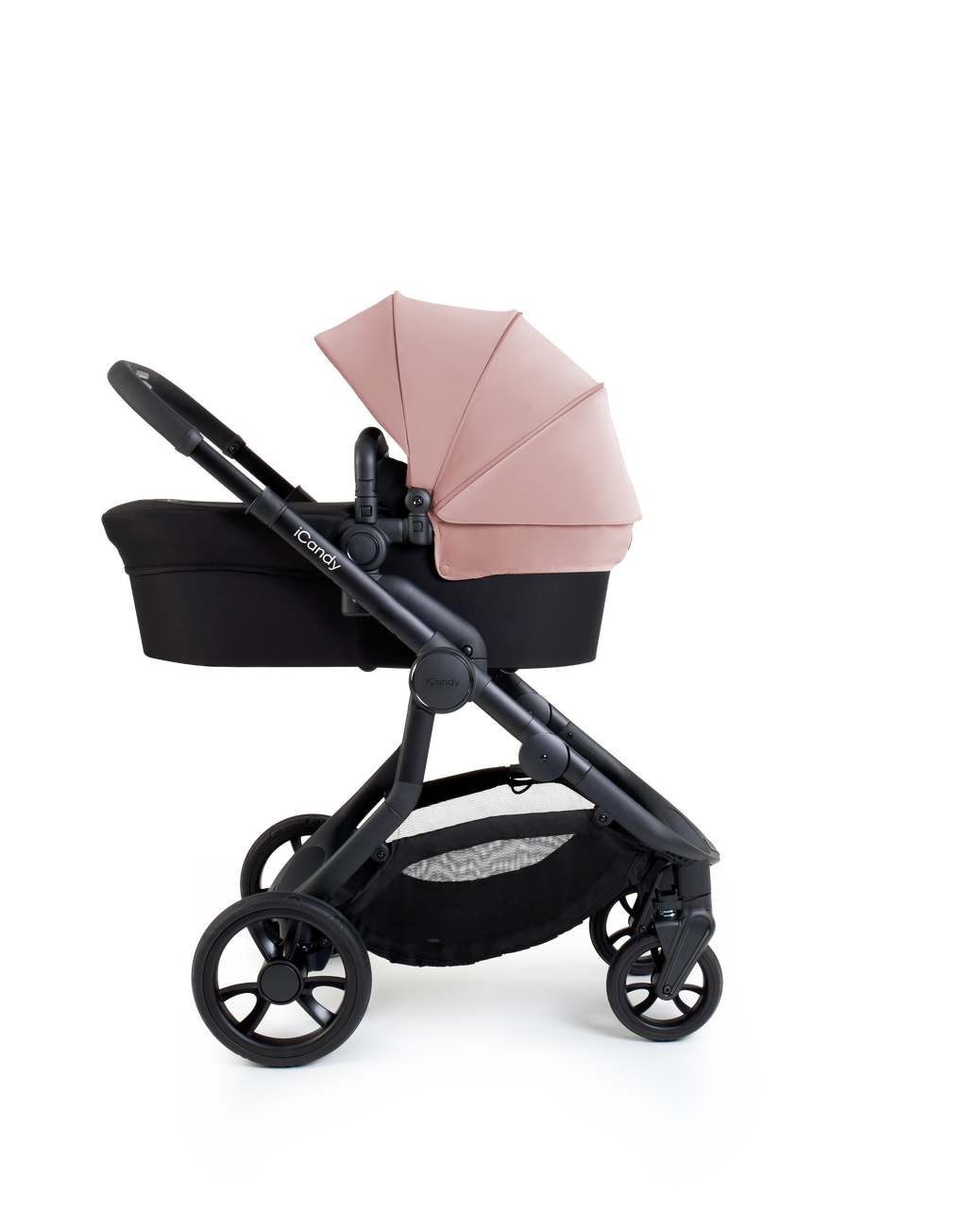 iCandy Orange 4 Pushchair & Maxi Cosi Pebble 360 Pro2 Bundle | Rose on Black