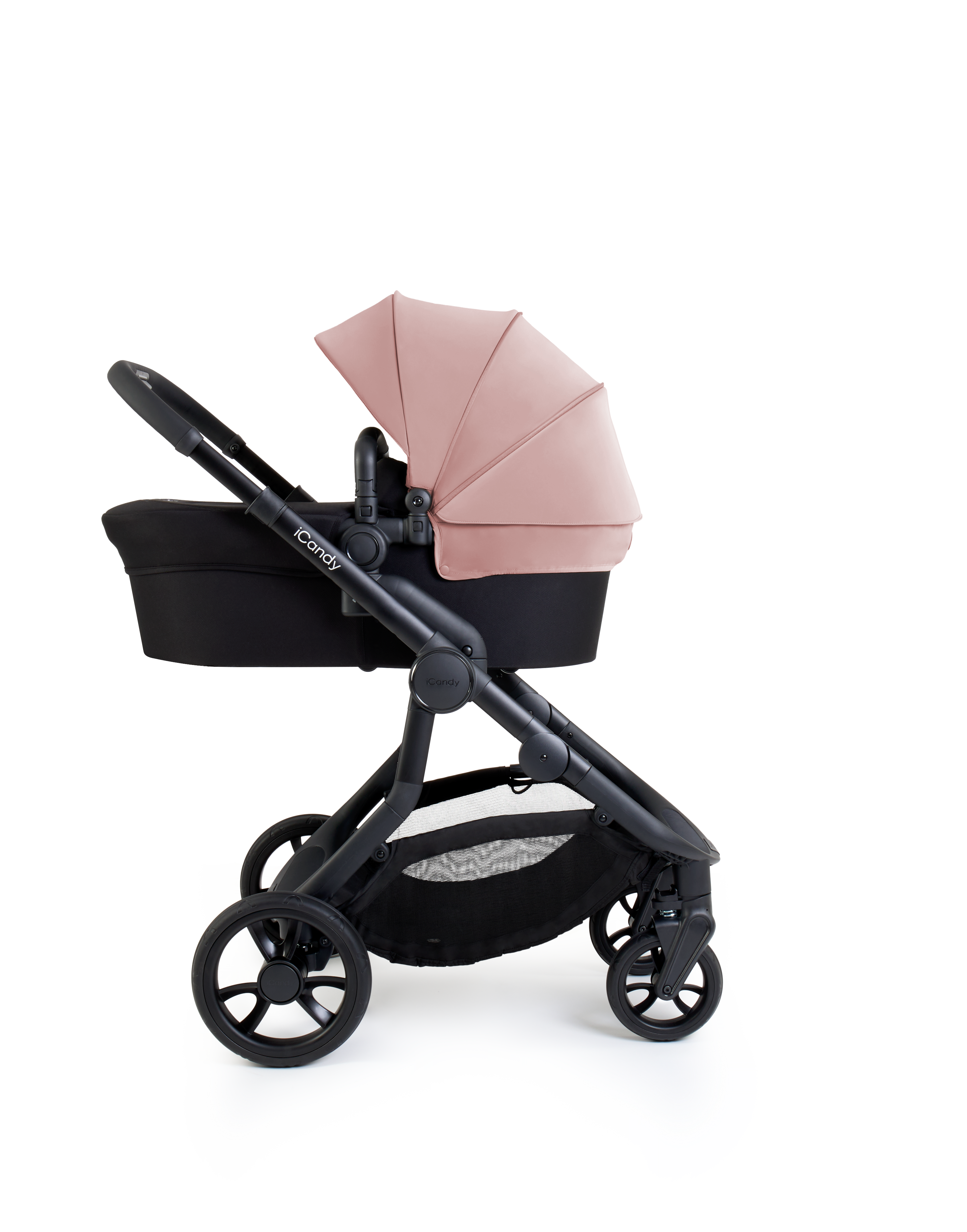 iCandy Orange 4 Pushchair & Maxi Cosi Pebble 360 Pro2 Bundle | Rose on Black