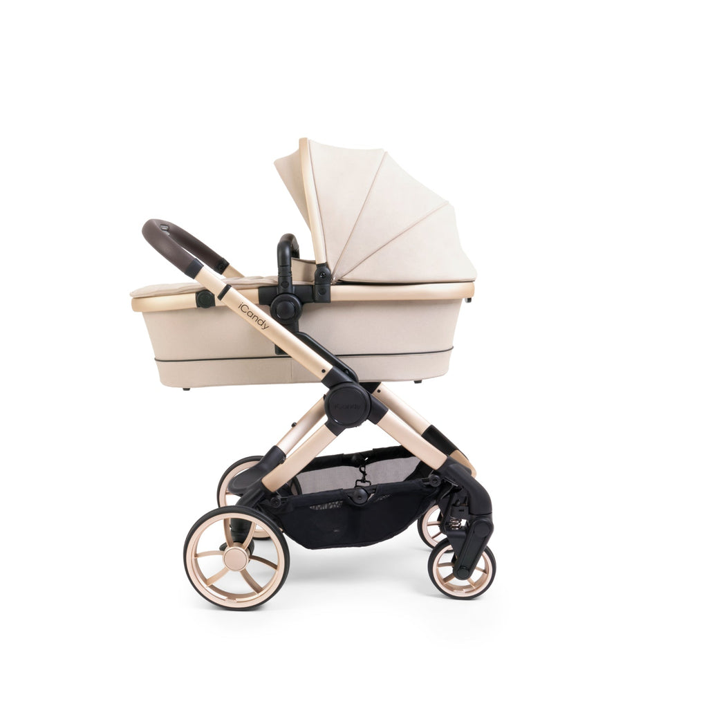 iCandy Peach 7 Complete Car Seat Bundle - Biscotti / Black Cocoon