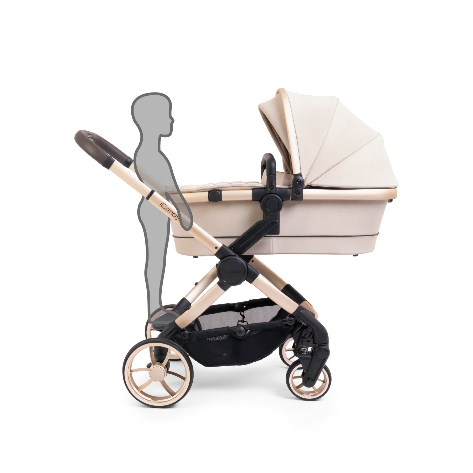 iCandy Peach 7 Complete Car Seat Bundle - Biscotti / Black Cocoon