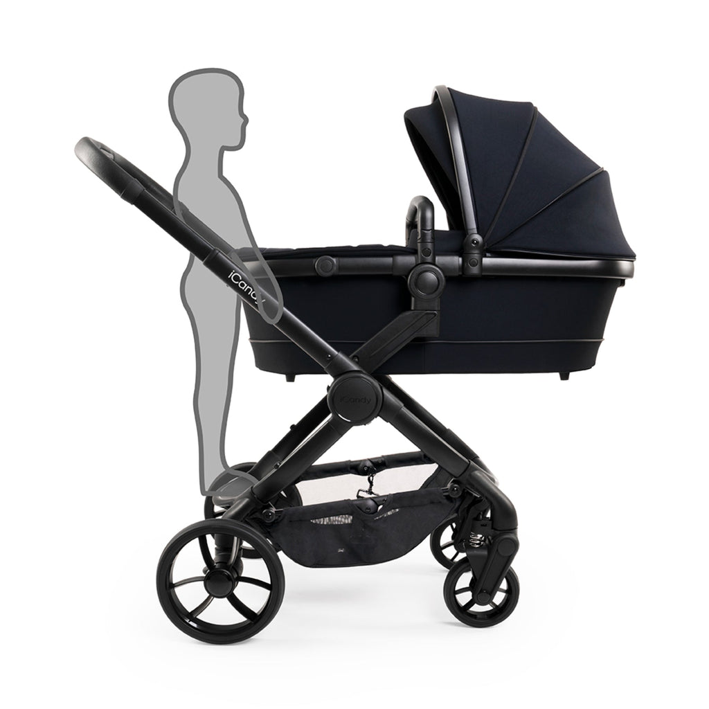 iCandy Peach 7 Complete Car Seat Bundle - Black Edition / Black Cocoon